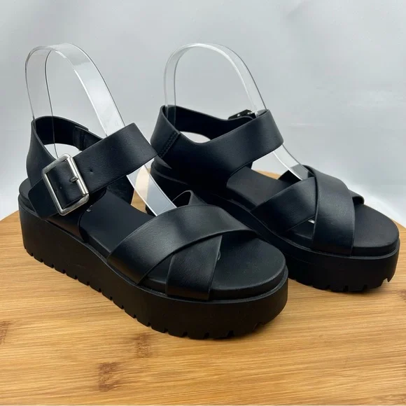 WOMEN'S CRISSCROSS SANDALS ( ALYSSA-S) - Picture 2 of 10